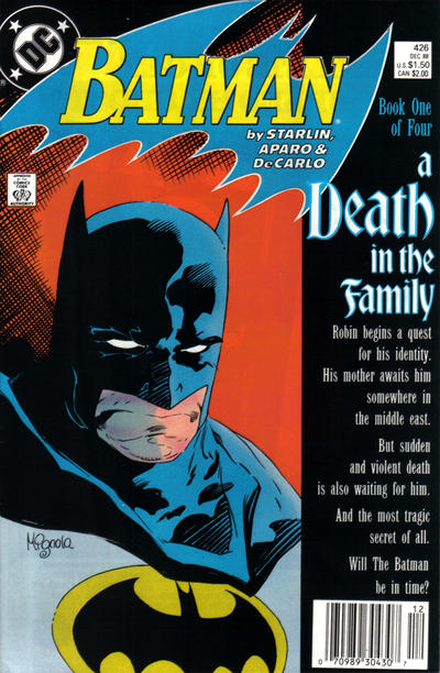 Batman: A Death In The Family Single Issues Set (Newsstand Variants)