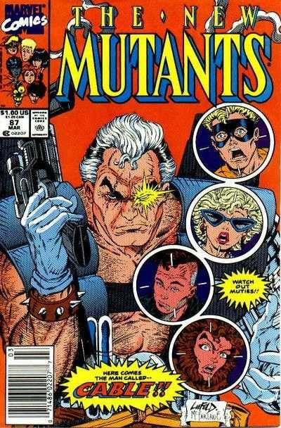 The New Mutants Complete Rob Liefld Single Issues Set (Newsstand Variants)