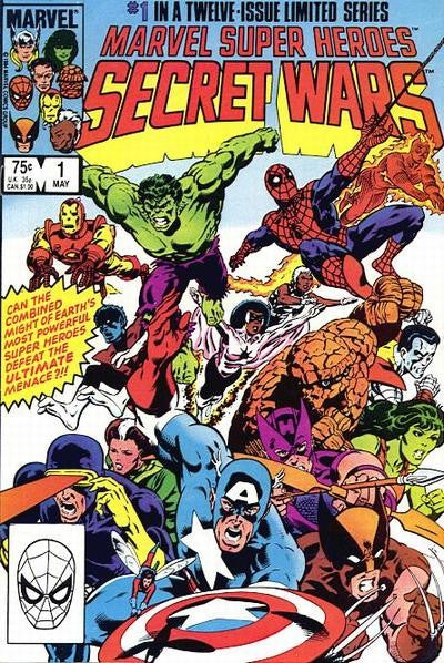 Marvel Super Heroes Secret Wars Complete Single Issues Set (DM Variants)
